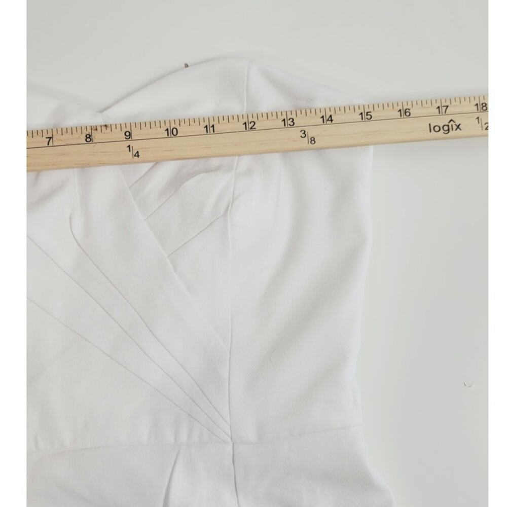 Lilly Pulitzer Kylo Strapless Skirted Romper in White, sz 2 - Picture 14 of 16